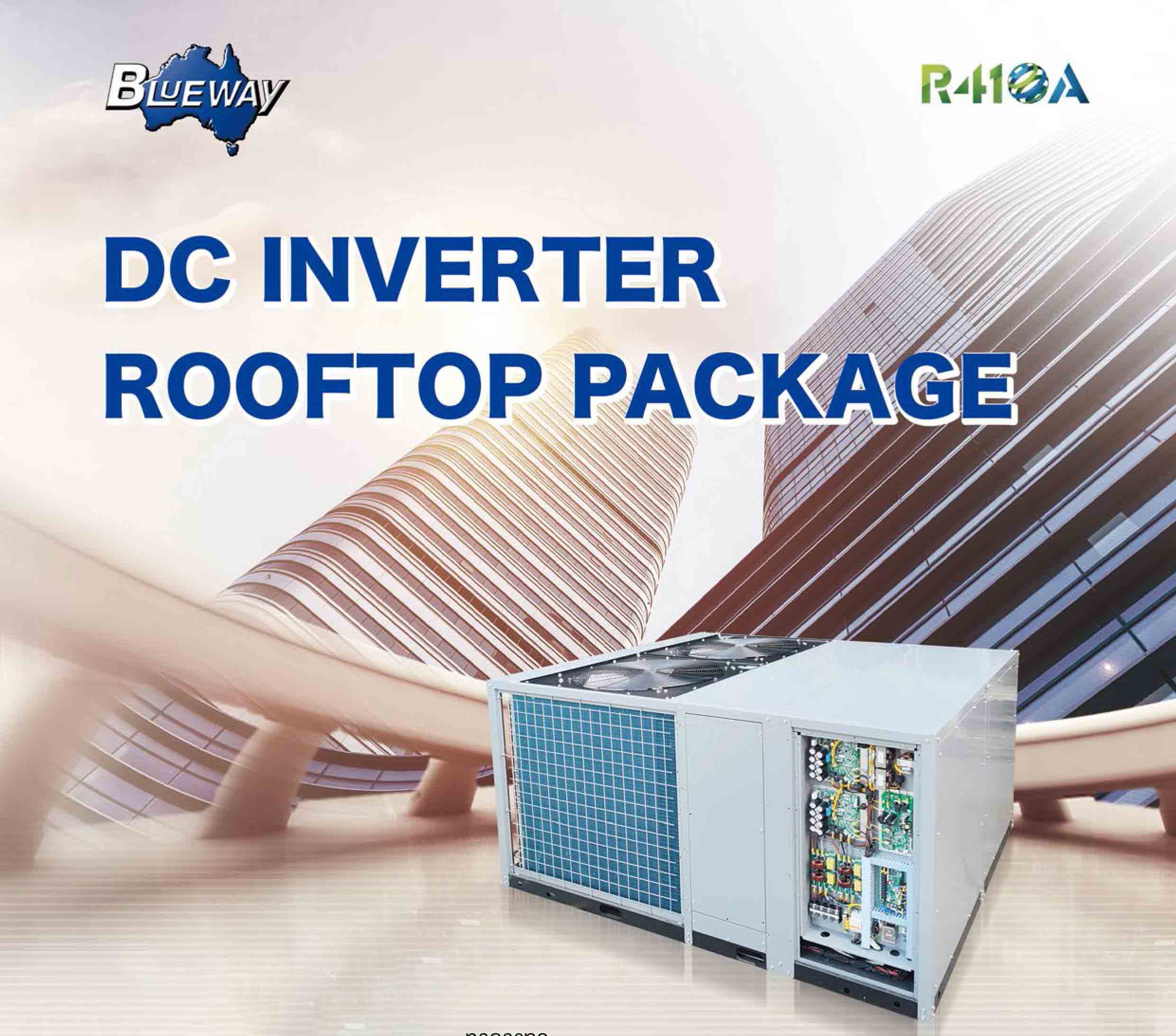DC Inverter Rooftop Air Conditioner - Blueway Commercial HVAC Solution